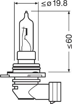 Osram 9012 - Лампа галогенова HIR2 12V 55W PX22D вир-во Osram autocars.com.ua