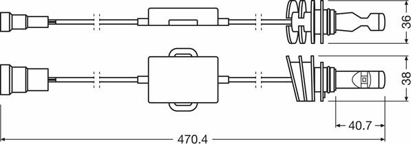 Osram 9645CW - Лампа накаливания, фара дальнего света avtokuzovplus.com.ua