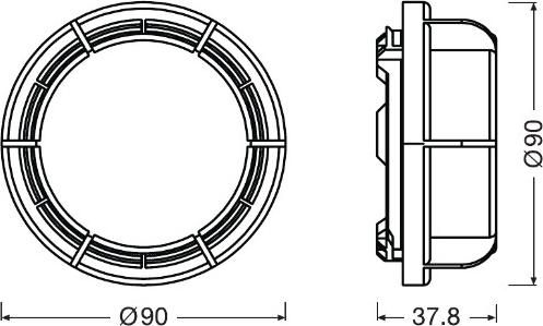 Osram LEDCAP07 - Кришка, основна фара autocars.com.ua