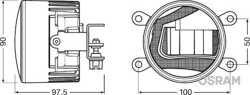 Osram LEDFOG101 - Комплект протитуманних фар autocars.com.ua