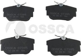OSSCA 07385 - Гальмівні колодки, дискові гальма autocars.com.ua