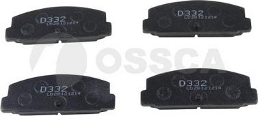 OSSCA 12238 - Гальмівні колодки, дискові гальма autocars.com.ua