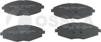 OSSCA 13643 - Гальмівні колодки, дискові гальма autocars.com.ua