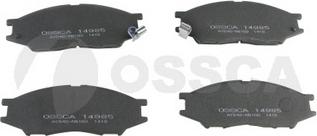 OSSCA 14985 - Гальмівні колодки, дискові гальма autocars.com.ua