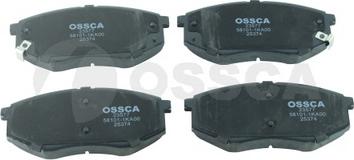 OSSCA 23577 - Гальмівні колодки, дискові гальма autocars.com.ua