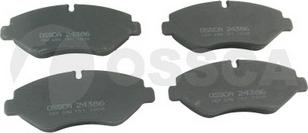 OSSCA 24386 - Тормозные колодки, дисковые, комплект avtokuzovplus.com.ua