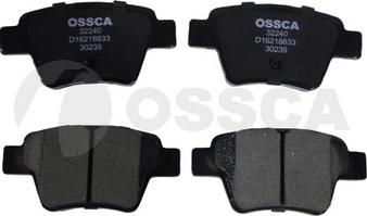 OSSCA 32240 - Тормозные колодки, дисковые, комплект autodnr.net