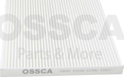 OSSCA 70048 - Фільтр, повітря у внутрішній простір autocars.com.ua