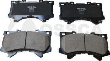 OSSCA 86489 - Гальмівні колодки, дискові гальма autocars.com.ua