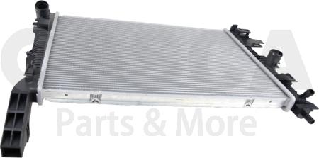 OSSCA 89782 - Радіатор, охолодження двигуна autocars.com.ua