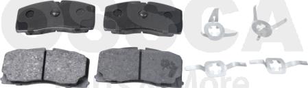 OSSCA 91554 - Гальмівні колодки, дискові гальма autocars.com.ua