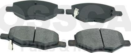 OSSCA 91593 - Гальмівні колодки, дискові гальма autocars.com.ua