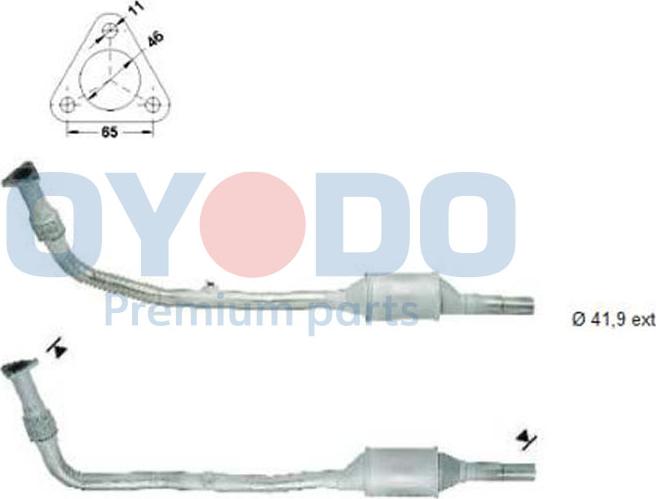 Oyodo 10N0005-OYO - Катализатор autodnr.net