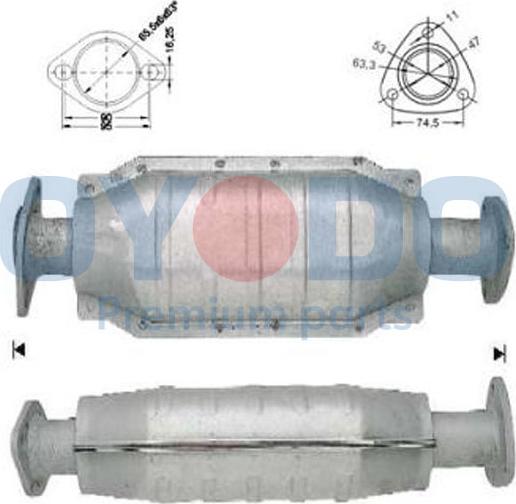 Oyodo 10N0046-OYO - Катализатор avtokuzovplus.com.ua