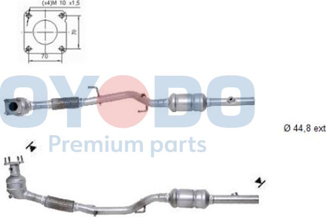 Oyodo 10N0090-OYO - Катализатор avtokuzovplus.com.ua