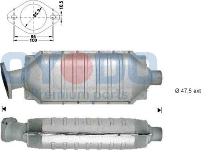 Oyodo 10N0097-OYO - Катализатор avtokuzovplus.com.ua