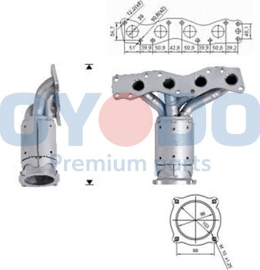 Oyodo 10N0103-OYO - Катализатор avtokuzovplus.com.ua