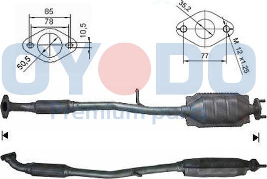 Oyodo 10N0154-OYO - Каталізатор autocars.com.ua