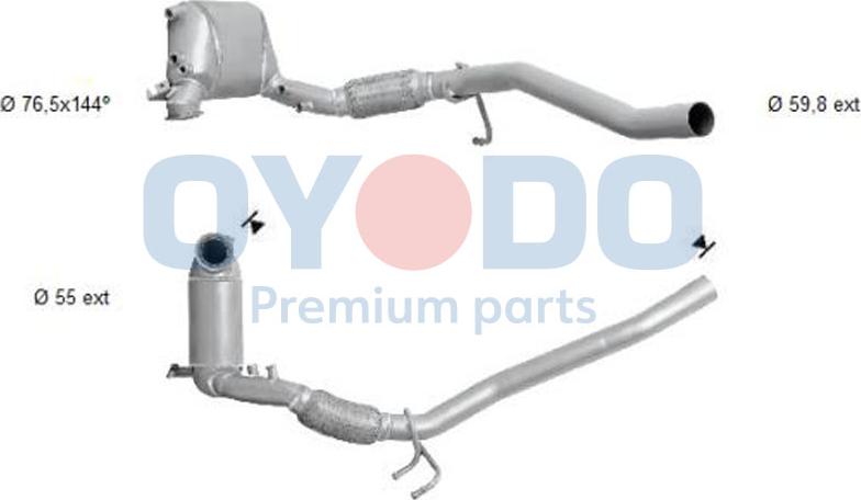 Oyodo 20N0029-OYO - сажі / частковий фільтр, система вихлопу ОГ autocars.com.ua