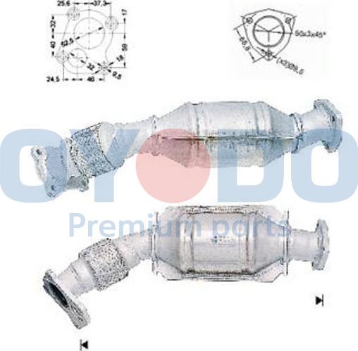 Oyodo 20N0077-OYO - Катализатор avtokuzovplus.com.ua