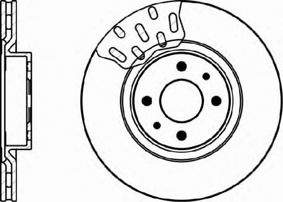 Pagid 51808PRO - Гальмівний диск autocars.com.ua