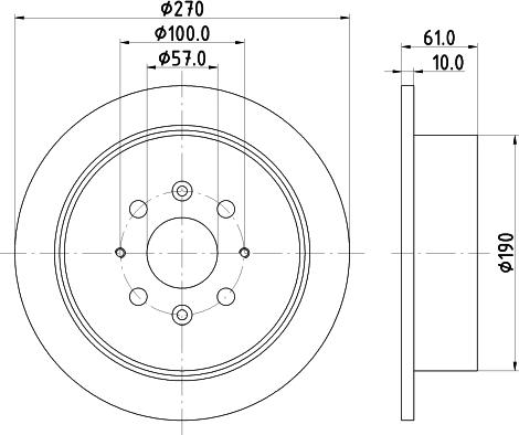 Pagid 54475 - Тормозной диск autodnr.net