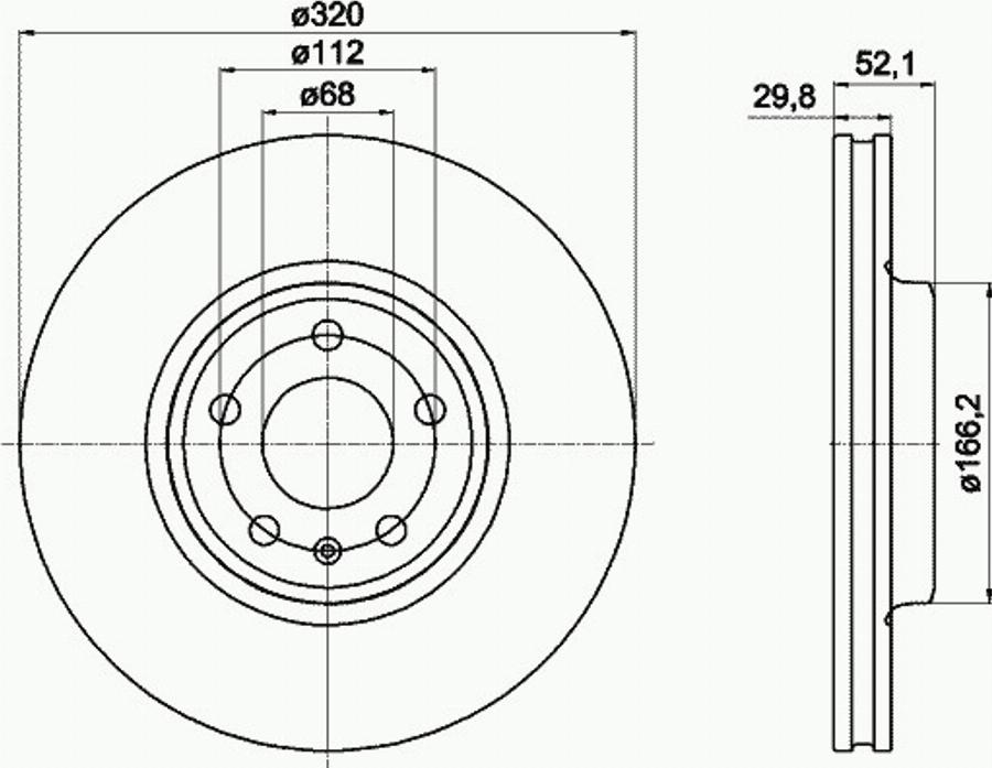 Pagid 54600PRO - Тормозной диск avtokuzovplus.com.ua