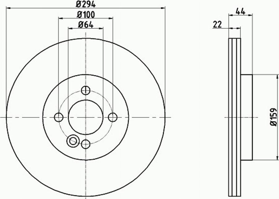 Pagid 54967PRO - Тормозной диск avtokuzovplus.com.ua