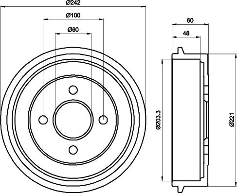 Pagid 60414 - Тормозной барабан autodnr.net