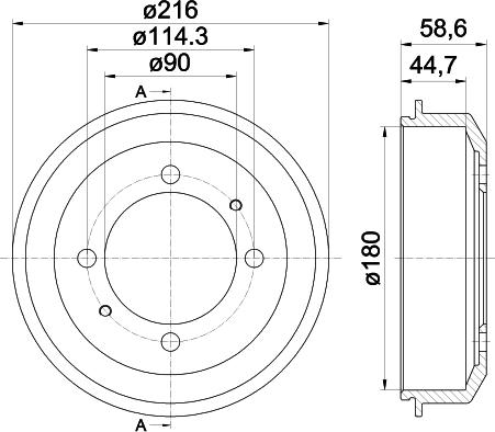 Pagid 61380 - Тормозной барабан autodnr.net