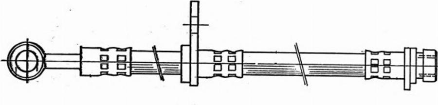 Pagid 70072 - Тормозной шланг autodnr.net