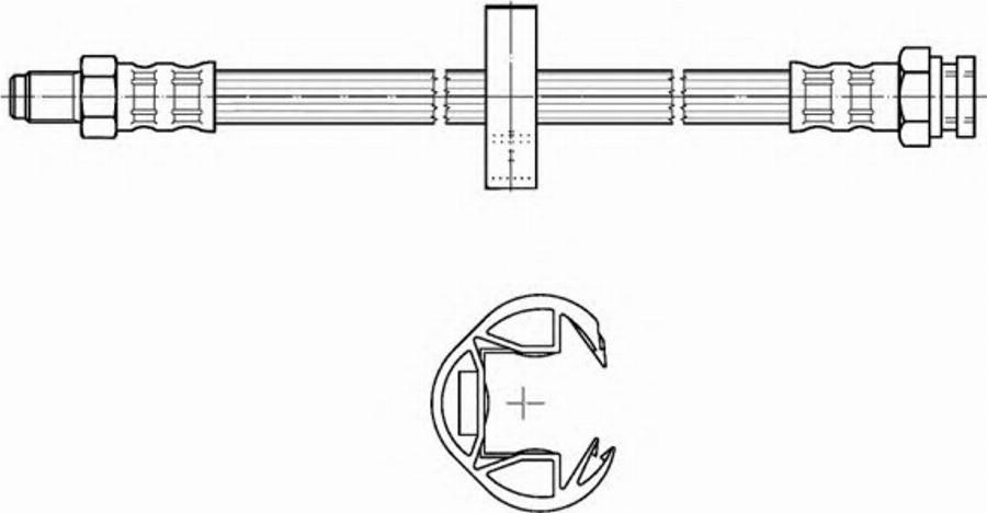 Pagid 71135 - Тормозной шланг autodnr.net