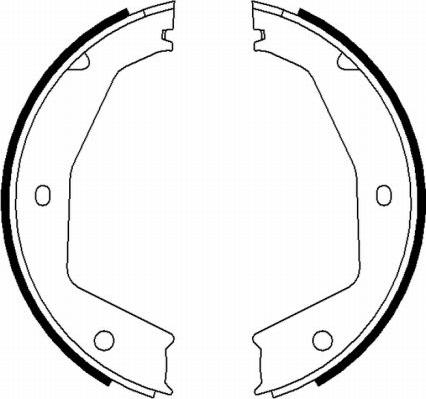 Pagid H1701 - Комплект тормозов, ручник, парковка autodnr.net