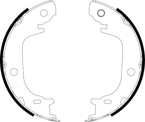 Pagid H1828 - Комплект тормозов, ручник, парковка autodnr.net