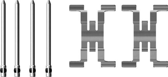 Pagid K0793 - Комплектующие для колодок дискового тормоза avtokuzovplus.com.ua