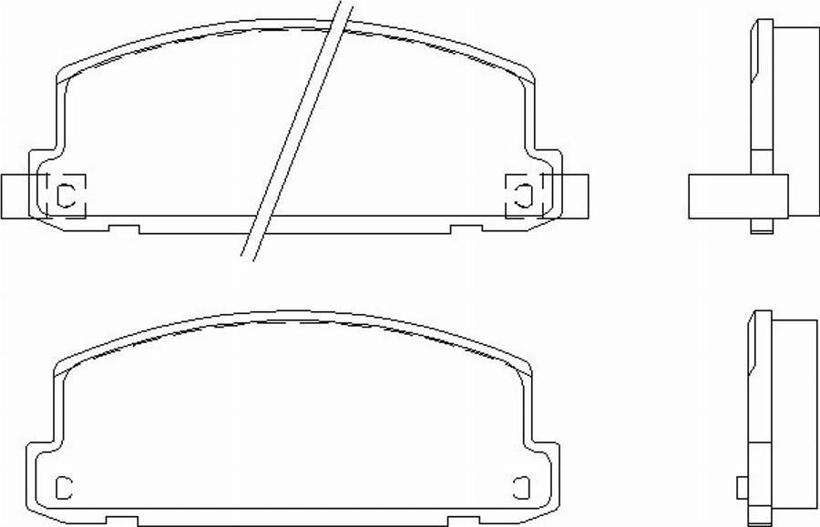 Pagid T0015 - Гальмівні колодки, дискові гальма autocars.com.ua