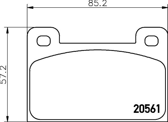 Pagid T0041 - Гальмівні колодки, дискові гальма autocars.com.ua