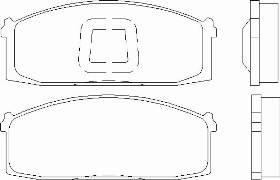 Pagid T0319 - Тормозные колодки, дисковые, комплект avtokuzovplus.com.ua