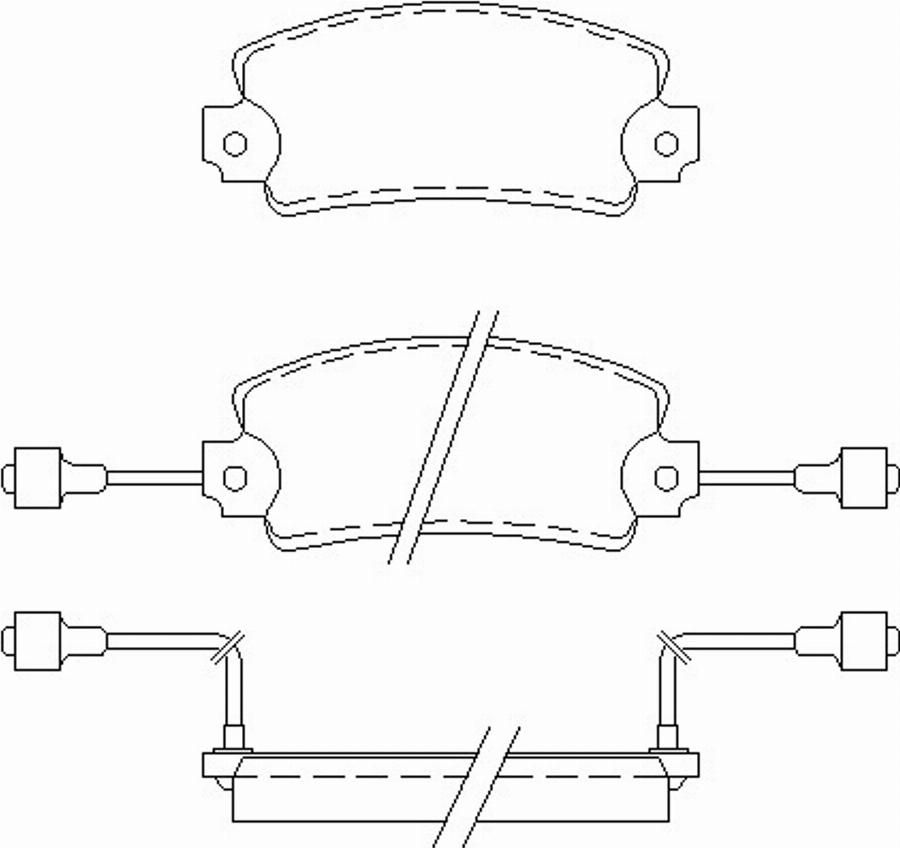 Pagid T0649 - Тормозные колодки, дисковые, комплект avtokuzovplus.com.ua