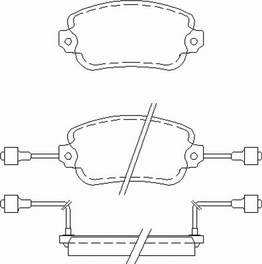 Pagid T0658 - Тормозные колодки, дисковые, комплект avtokuzovplus.com.ua