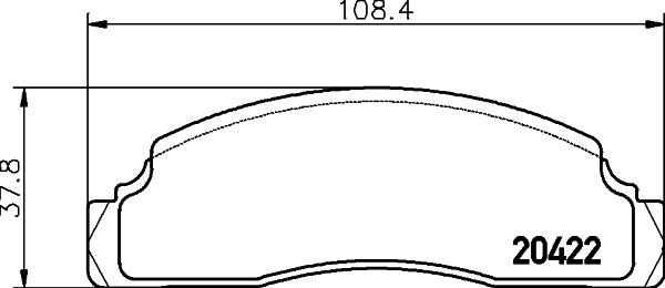 Pagid T0672 - Гальмівні колодки, дискові гальма autocars.com.ua