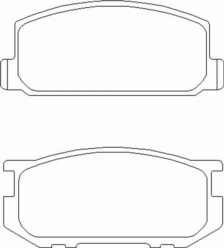 Pagid T0868 - Тормозные колодки, дисковые, комплект autodnr.net