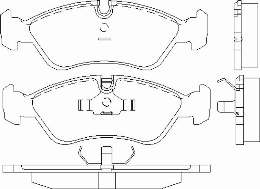 Pagid T1021 - Тормозные колодки, дисковые, комплект avtokuzovplus.com.ua