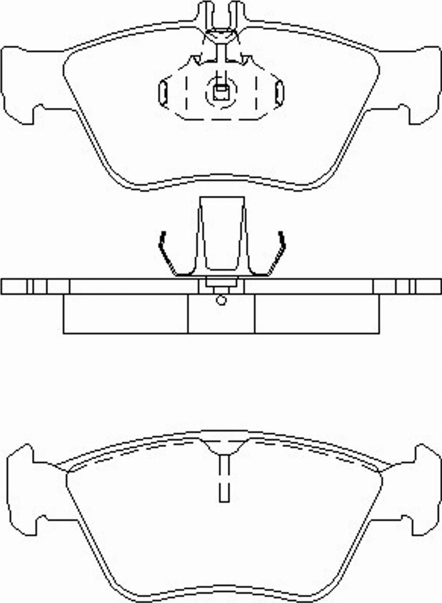 Pagid T1091EP - Тормозные колодки, дисковые, комплект autodnr.net