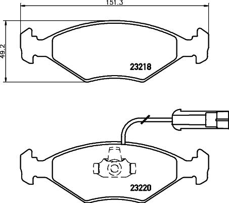 Pagid T1148 - Тормозные колодки, дисковые, комплект avtokuzovplus.com.ua