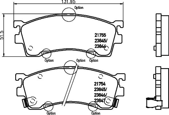 Pagid T1268 - Гальмівні колодки, дискові гальма autocars.com.ua