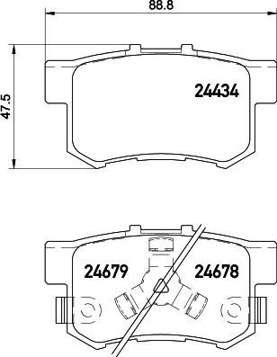 Pagid T1767 - Гальмівні колодки, дискові гальма autocars.com.ua