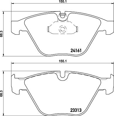 Pagid T2029 - Тормозные колодки, дисковые, комплект avtokuzovplus.com.ua