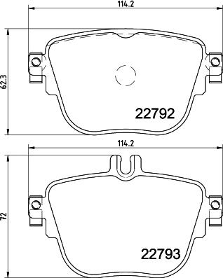 Pagid T2748 - Тормозные колодки, дисковые, комплект autodnr.net