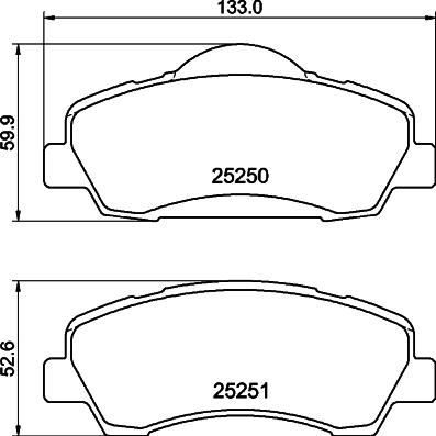 Pagid T2885 - Гальмівні колодки, дискові гальма autocars.com.ua